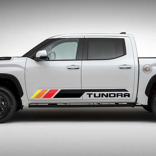 Toyota Tundra Rocker Panel Heritage Vintage Old Style Classic View Stripes Vinyl Aufkleber Aufkleber
