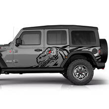 Jeep Gladiator Side Splash Dirt Vinyl-Aufkleber, Grafik-Set
 2