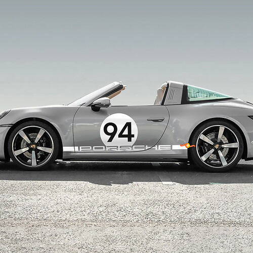 Porsche 911 Targa 4S Heritage Design Edition Style Kit Aufkleber
