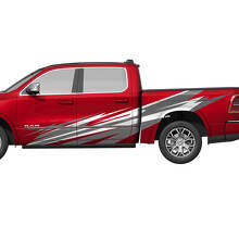 Splash Camo Seitentüren LKW Vinyl Aufkleber Grafiken für Dodge RAM 1500 REV
 2