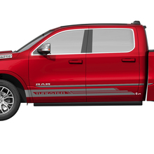 Seitentüren Rocker Panel Stripes Vinyl Aufkleber Aufkleber Grafiken für Dodge RAM 1500 TUNGSTEN
 2