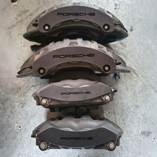 4x Porsche Bremssattel-Aufkleber
 5