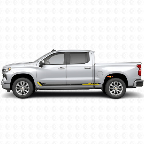 Racing Line Tür- und Schweller-Dekorfolienstreifen für Chevrolet Silverado 1500 T1XX 2019-2026_1