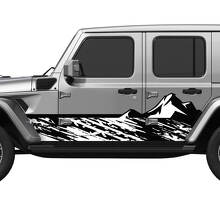 Jeep Wrangler T-Rex Side Splash Vinyl Decal Aufkleber-Grafik-Kit
 3