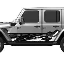 Camo Mountains Splash Wrap Seitentüren Vinyl Aufkleber Aufkleber Fit Jeep Wrangler
 3