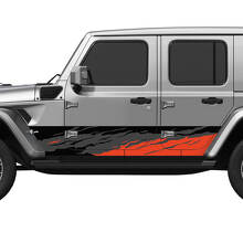 Camo Splash Seitentür Vinyl Aufkleber 6 für Jeep Wrangler 2