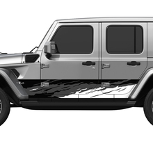 Camo Splash Wrap Seitentüren Vinyl Aufkleber Aufkleber Fit Jeep Wrangler 2
 3