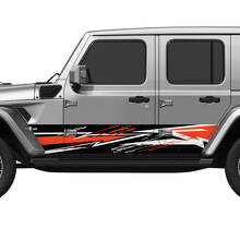 Camo Splash Wrap Seitentüren Vinylaufkleber passend für Jeep Wrangler 3
 3