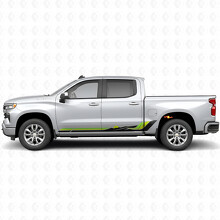 Retro Mountain Wave Tür- & Schweller-Folienstreifen für Chevrolet Silverado 1500 T1XX 2019-2026_3