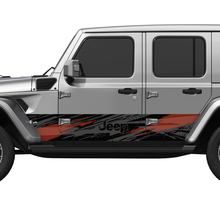 Camo Splash Wrap Seitentüren Vinyl Aufkleber Aufkleber Fit Jeep Wrangler 5
 2