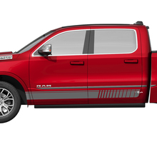 Seitentkolonplatten Streifen Vinyl -Aufkleber Aufkleber Grafik für Dodge Ram 1500
 2