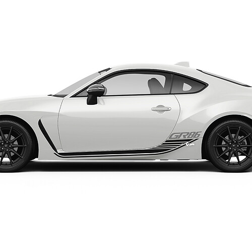 Türen Seitenstreifen Strobe Grafikabziehbilder Aufkleber für Toyota JR86
