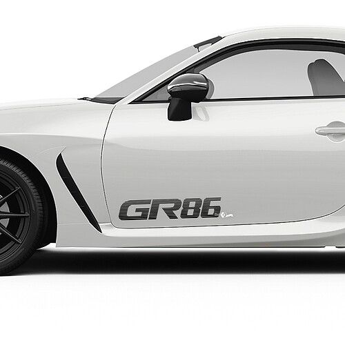Türen Seitenstreifen Strobe Grafikabziehbilder Aufkleber für Toyota JR86

