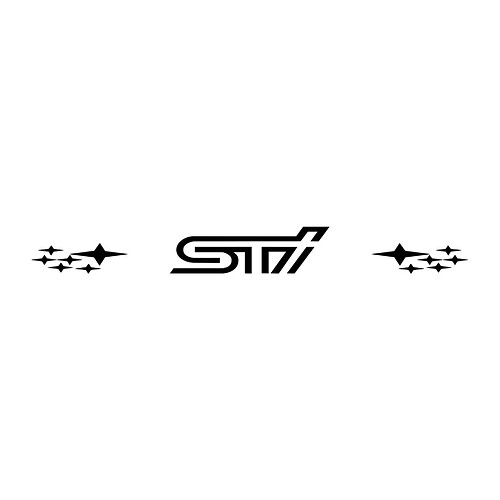 Windschutzscheibe Banner Vinyl Sticker Decal Grafik Rallye Fit Suba STI
