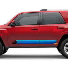 Vintage-Stil Wellen-Seitenstreifen Vinylaufkleber für Toyota 4Runner_3