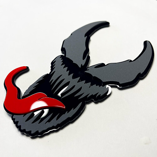 Individuelles Venom-Stil 3D Autoabzeichen-Emblem für Kotflügel, Heckklappe oder Kühlergrill