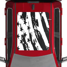 USA amerikanische Flagge Used-Look Dach Vinyl Aufkleber Sticker Grafiken für Dodge RAM 1500 TUNGSTEN 3