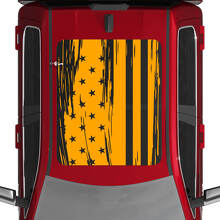 USA American Flag Distressed Vinyl Decals Aufkleber Grafik für Dodge Ram 1500 Wolframpanorama -Monddach 2
 2