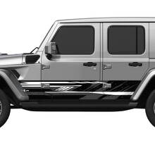 Camo Lines Splash Seiten Türen Vinyl Aufkleber 2 für Jeep Wrangler 3