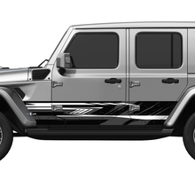 Camo Splash Wrap Seitentüren Vinyl Aufkleber Aufkleber Fit Jeep Wrangler 5
 3