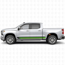 Vintage Band Tür- & Seitenschweller Vinyl-Streifen für Chevrolet Silverado 1500 T1XX 2019-2026_3
