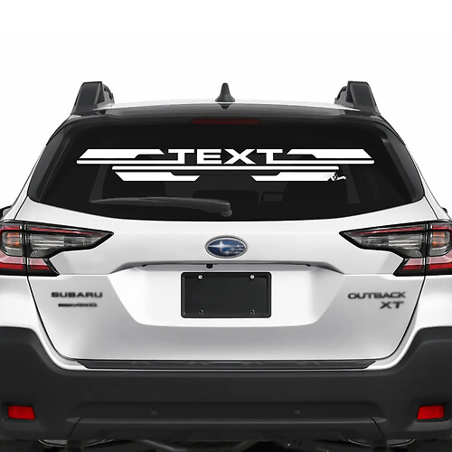 Suba Outback Heckscheibenflügel Vinyl Aufkleber Aufkleber -Abziehbild Grafik
