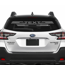 Suba Outback Heckscheibenflügel Vinyl Aufkleber Aufkleber -Abziehbild Grafik
 2