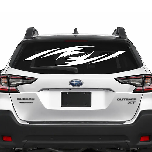 Suba Outback Heckscheibenflügel Vinyl Aufkleber Aufkleber Grafik 2
