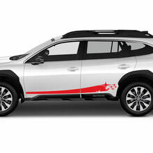 Seitentkerntafel Vinyl -Aufkleber -Aufkleber Grafik für Subaru Outback
 3