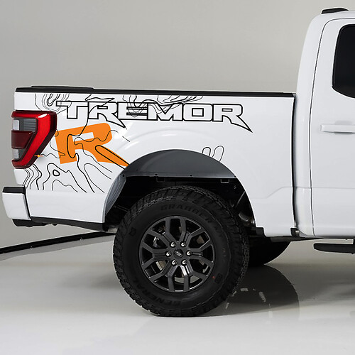 Nachtseitengrafik passen zu Ford F150 Raptor R Vinyl Aufkleber Aufkleber -Aufkleber -Kit -Streifen
