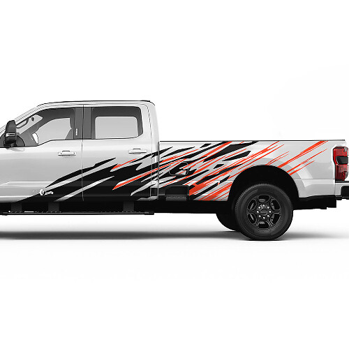 Ford F150 F250 F350 Splash Grunge Decal Kit - Nacht
