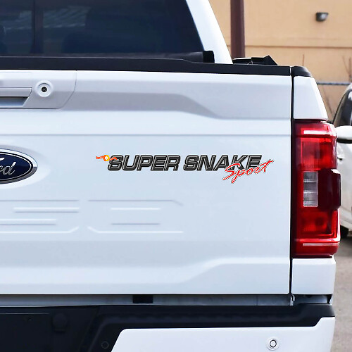 Super Snake Heckklappen-Vinylaufkleber für Musclecar-Truck