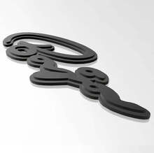 Shelby Baja power truck 3D Emblem Individuelle Kotflügelplakette 2 Für Musclecar power truck 2