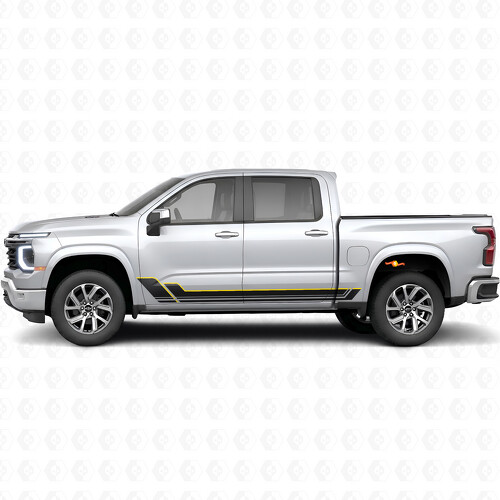 Winkelkontur Tür- & Schweller Vinylstreifen für Chevrolet Silverado 1500 Next Generation 2027_1