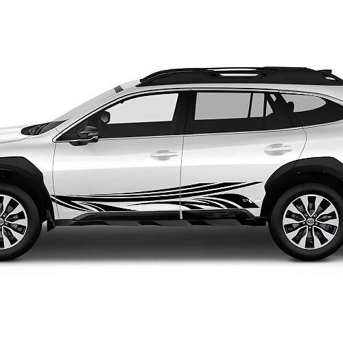 Tribal Style Türseitenstreifen Vinyl-Aufkleber-Set für Subaru Outback