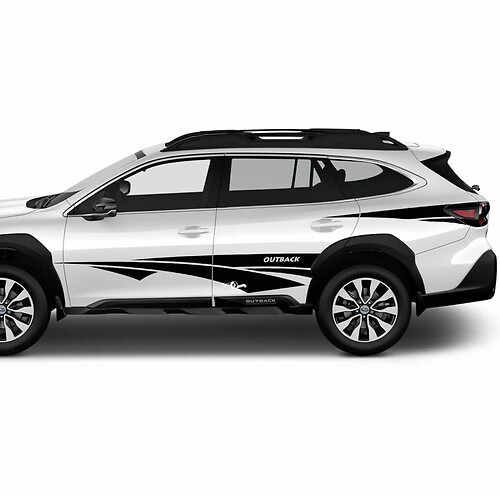 Seitentüren Stammes -Vinyl -Aufkleber -Aufkleber -Dekalgrafik für Suba Outback 2
