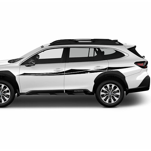 Seitentüren Stammes -Vinyl -Aufkleber -Aufkleber -Abziehbilder Grafik für Suba Outback 3
