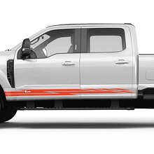Seitenschweller Seitenstreifen Vinyl-Aufkleber Flash Sticker Grafiken für Musclecar truck F-250 F-350_3
