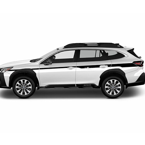 Seitentüren Streifen Vinyl Aufkleber -Aufkleber Grafik für Suba Outback
