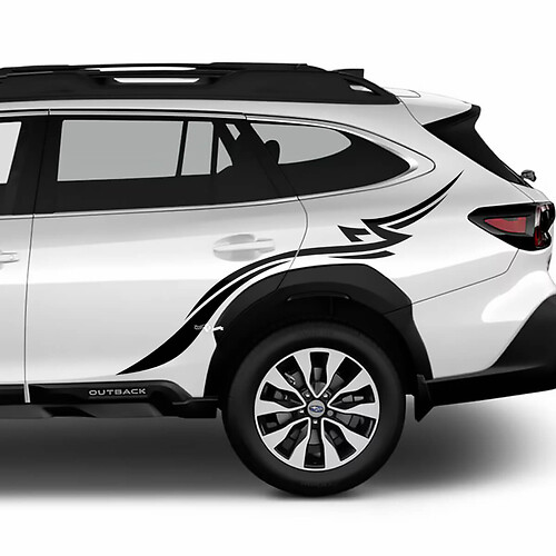 Seiten hinter Seite stammes Stammes -Vinyl -Aufkleber -Aufkleber Grafik für Suba Outback
