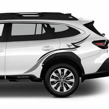Seiten hinter Seite stammes Stammes -Vinyl -Aufkleber -Aufkleber Grafik für Suba Outback 2
 2