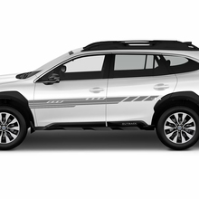 Seitentüren moderne Streifen Vinyl Aufkleber -Aufkleber -Dekalgrafik für Suba Outback
 2