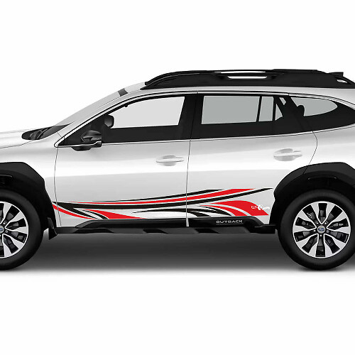 Tribal-Style-Türstreifen Vinyl-Aufkleberset für Subaru Outback