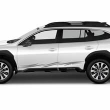 Seitenstreifen Vinyl -Aufkleber - Sporty Graphic Sticker Fit Suba Outback
 2