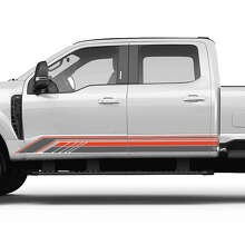Verzierte Schwellerstreifen Vinyl-Aufkleber-Set für Musclecar F-Serie Trucks_2