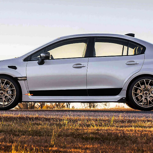 Akzent Türstreifen Vinylaufkleber-Set für Subaru WRX