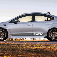 Paar Rocker -Panel -Seitenrock Vinyl Body Car Stripe Racing Vinyl Aufkleber Aufkleber Fit Suba WRX
 2