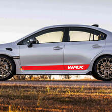 Paar Rocker -Panel -Seitenrock Vinyl Body Car Stripe Racing Vinyl Aufkleber Aufkleber Fit Suba WRX
 3