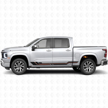 Parallele Akzent-Tür- und Schweller-Vinylstreifen für Chevrolet Silverado 1500 Next Generation 2027_2