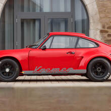 Benutzerdefinierte Namens-Seitenstreifen Vinyl-Aufkleber für Porsche 911 Carrera_2